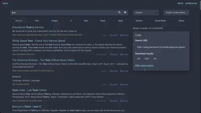 Neumorphic Searx Userstyle