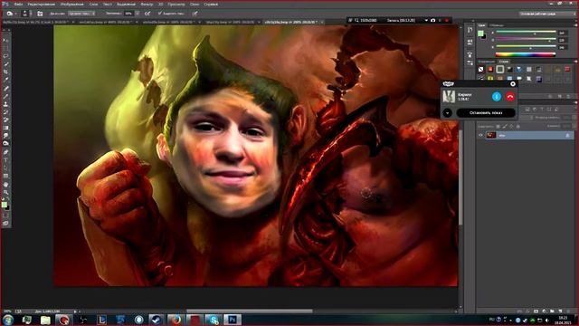 Учимся делать из людей героев Dota 2 в Photoshop 16+