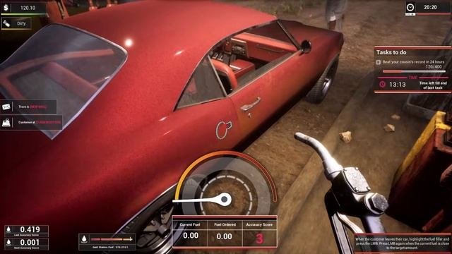 Gas Station Simulator Первый взгляд девушки на заправку и ремонт машин