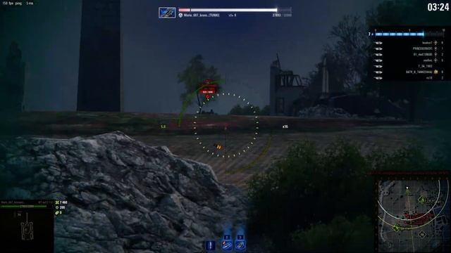 ИVент в WOT с ваффентрагером.... GAMEplay на вафле Е100