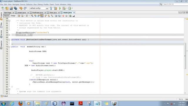 Music Player using java netbeans mp4   YouTube