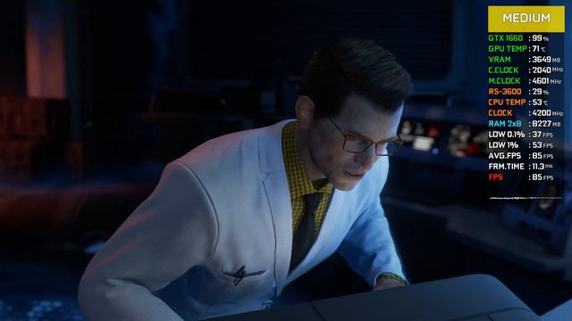 Marvel's Avengers | GTX 1660 + Ryzen 5 3600 | V.Low vs. Low vs. Medium vs. High vs. V.High | 1080p