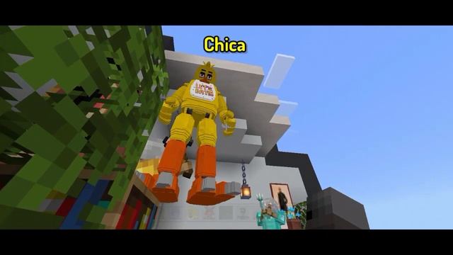 FNAF 1 Addon Review for Minecraft PE/BE