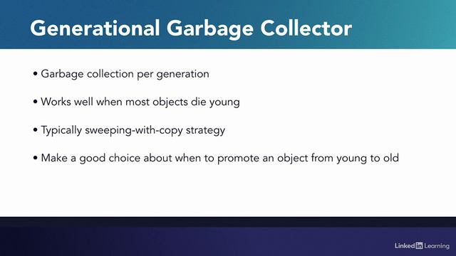 1.6_Generational garbage collection - Java Memory Management_ Garbage Collection