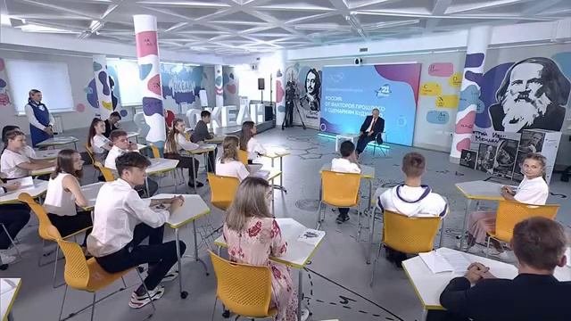 Разговор калужской школьницы с Путиным