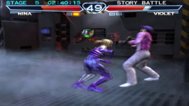 Tekken 4 Story Battle - Nina Williams (PCSX2)