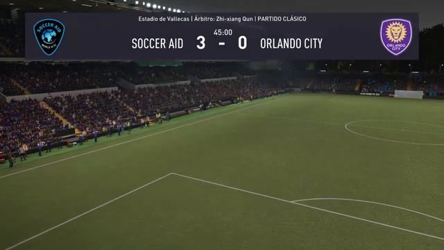 FIFA 21 partido amistoso soccer aid vs  orlando city