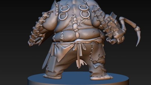 Pudge final render model for 3D print