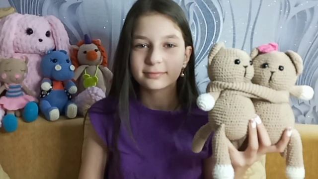 Держатели штор Ромэо и Джульетта вязаные крючком.
