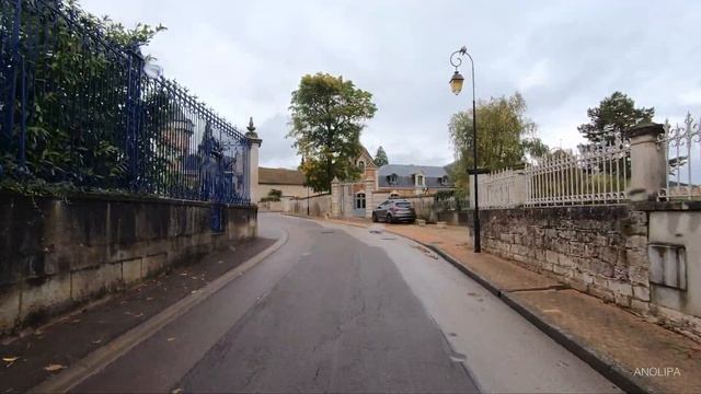 Driving France  PULIGNY - MONTRACHET - MEURSAULT - VOLNAY with relaxing music 4K