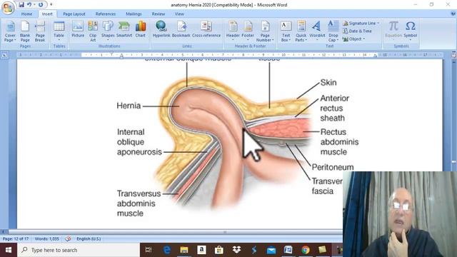 Anatomy GIT module in English 2020 ( Anatomical principles of  rare  hernias  ) , by Dr. Wahdan