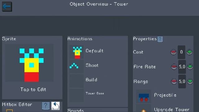 Pocket Game Developer Beta - интересное и разнообразное приложение для создания игр.