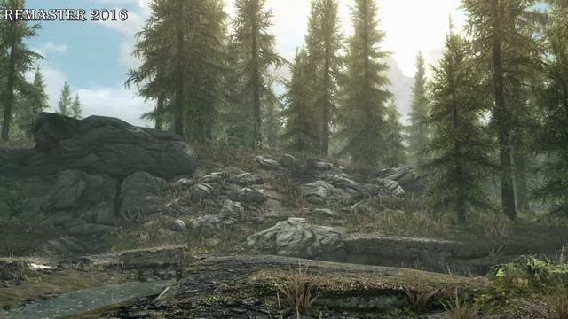 SKYRIM - COMPARAÇÃO GRÁFICA PC ORIGINAL 2011 VS PC REMASTER 2016