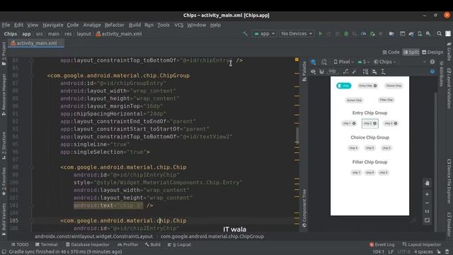 ANDROID - CHIPS AND CHIPGRUOPS TUTORIAL IN JAVA
