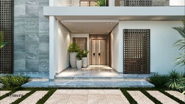 100 Modern Front Wall Design Ideas 2023 | Exterior Wall Tiles Design | House Exterior Design Ideas4
