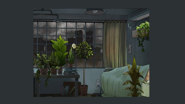 Rainy day with Lawrence Oleander