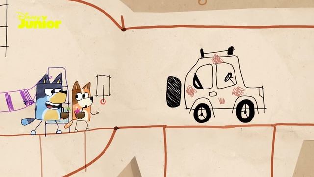? Bazgrołowa ucieczka | Blue | Disney Junior Polska