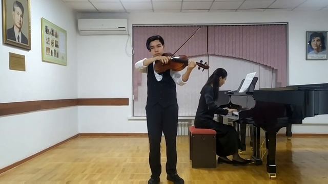 Тохтахунов Ильхан, 9 класс. Альт, И. Хандошкин, концерт 2 часть «Канцона»