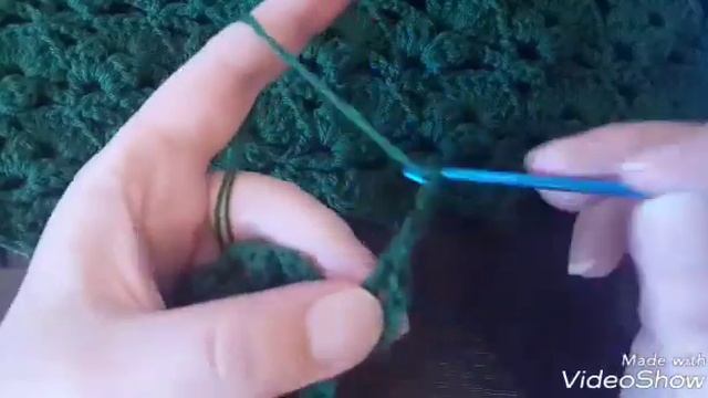 Красивый бактус с простой схемой вязания. Baktus, chal.