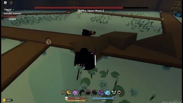 [Demonfall] Moon Breathing And Sun Breathing PRESTIGE 10 Infinity Castle Raid [Roblox]