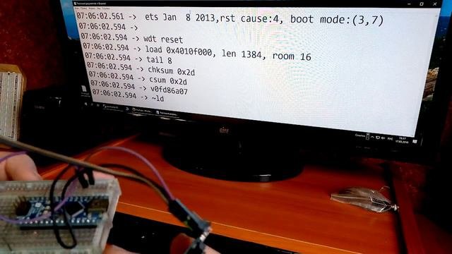 ESP8266 wdt reset решаем проблему