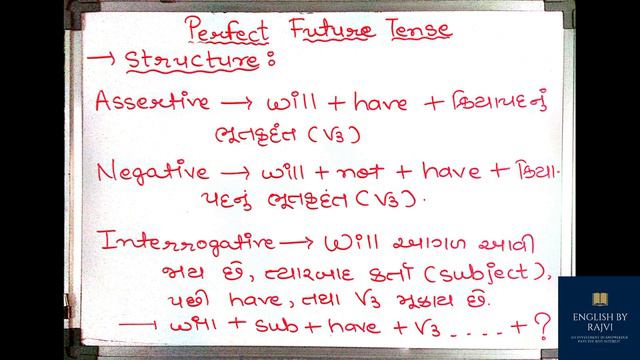 Perfect Future Tense explained w/notes 📝 || Std. 5th to College 🎓 students || ENGLISH BY RAJVI 💙