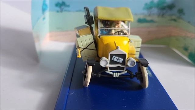 Tintin in the Congo Ford-T Model 1927. Retro Car. Vintage. Comics. Collectant. @thebestworlds777