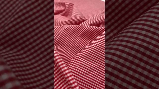 Рубашечный хлопок в клетку ВИШИ