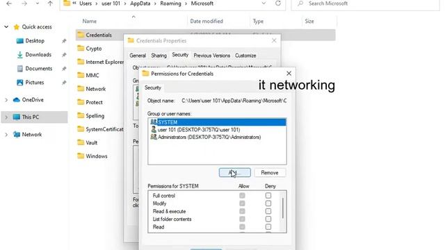 How to Fixed Access is denied error Credential Manager winodws 10 or 11