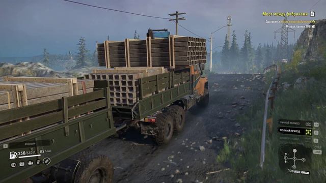 SnowRunner 🎮 Все гениальное просто! КрАЗ-260 400 л.с. (МОД)