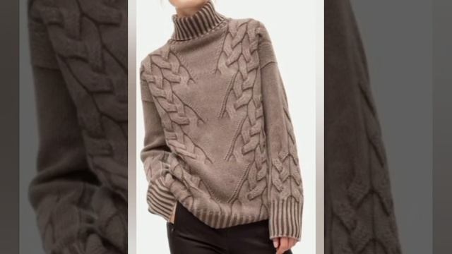 Стильные пуловеры спицами