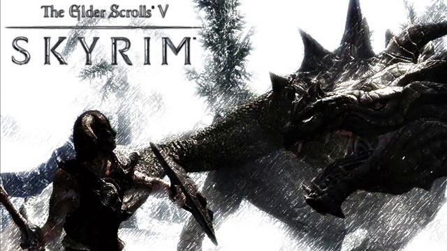 skyrim dragon fight music