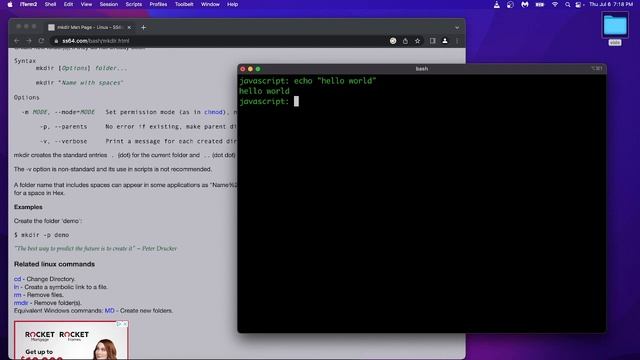 Bash Commands - echo command