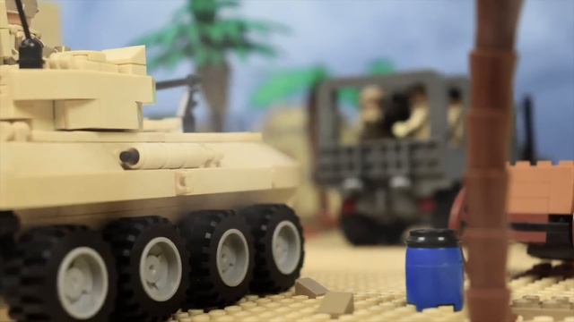 LEGO MODERN WAR. Iraq war - all parts together.