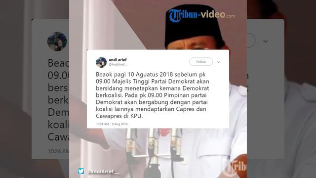 Andi Arief: Demokrat Tak Berkoalisi Dengan Prabowo, Jenderal Kardus Belum Berubah