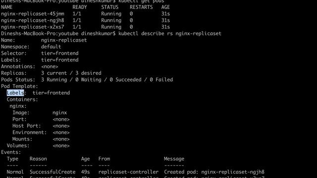 kubernetes lecture  4 - Replicaset