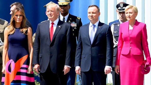 Кто краше: Меланья Трамп встретилась с первой леди Польши в Белом доме