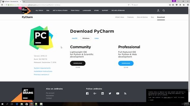 Basic Python Concepts 002 Installing Python And PyCharm