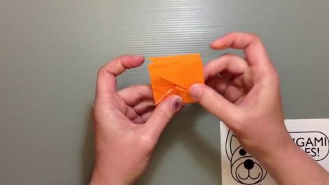 Daily Origami: 105 - Winged Ball or Golden Snitch