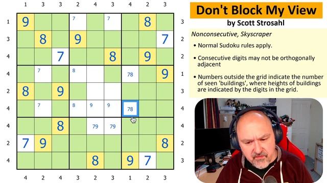 A Sudoku with a strict building code.