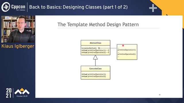 CppCon 2021 - Klaus Iglberger: Back to Basics - Designing Classes (part 1 of 2)