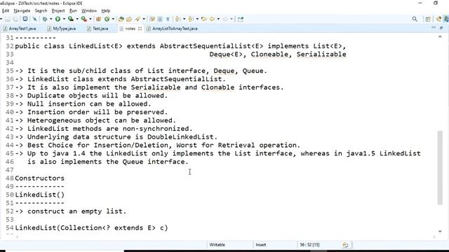 4) JAVA LinkedList