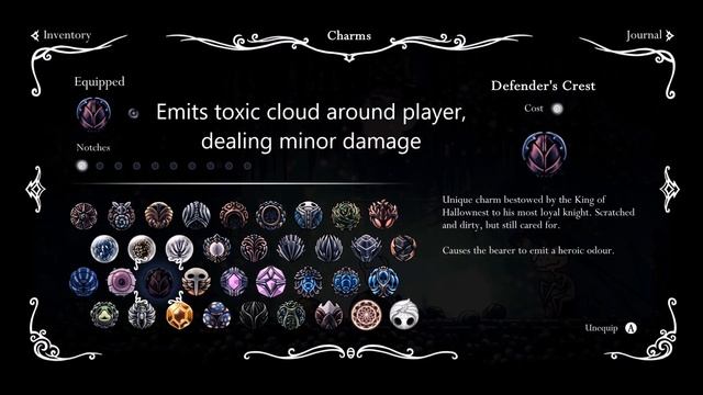 Hollow Knight All Charms