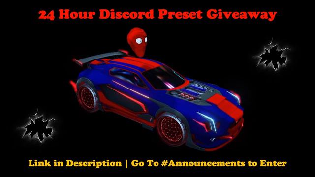 24 Hour Discord Crimson Racer Preset Giveaway | PS4 | Rocket League