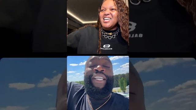 Durban Gogo and Rick Ross Live on Instagram