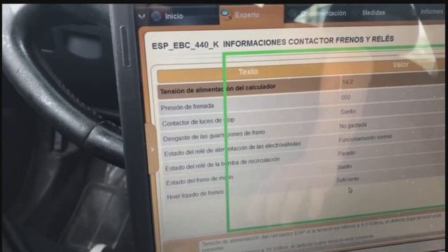 Peugeot 407 FALLO ESP ABS Peugeot Citroen. Reparar
