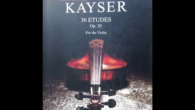 Kayser Etude op.20 no.14 카이저 연습곡 14번, je ho Choi 최 제호 kayser violin