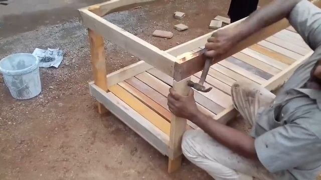Easy Way To Make Chicken Cage Using Wood And Iron Net
