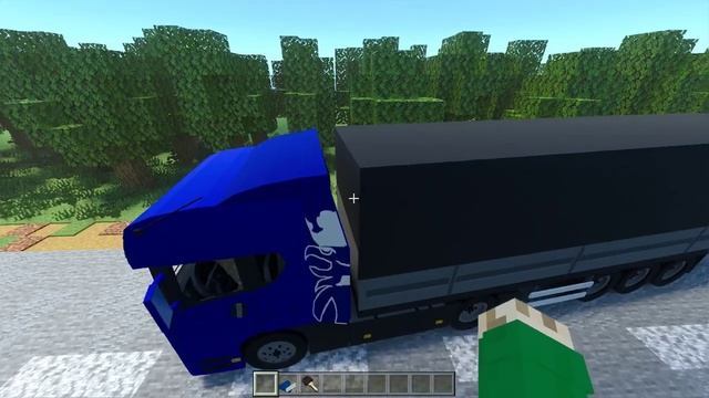 SCANIA R-SERIES В МАЙНКРАФТ ПЕ! ОБЗОР НА ГРУЗОВИК | MINECRAFT PE