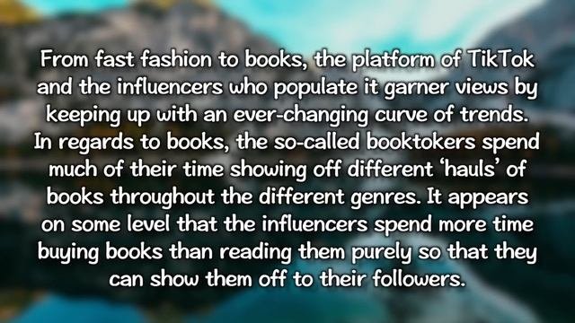 TikTok Overconsumption Is Out Of Hand...